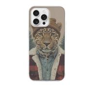 Lumberjack Leopard TPU Phone Case Shockproof Protective Cover Compatible with iPhone 16 Pro Max
