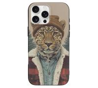Lumberjack Leopard TPU Phone Case Shockproof Protective Cover Compatible with iPhone 16 Pro Max