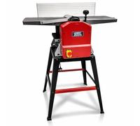 Lumberjack Planer Thicknesser 1500W 10” x 5” - Planer Thicknesser Woodworking Machines with HSS Twin Blades, Dust Chute & Stand, Thicknesser Planer for Wood, Woodworking Thicknesser Planer