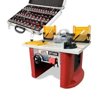 Lumberjack Router Table 240V Electric Routing 35 Piece 1/2" Cutter Set
