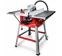 LUMBER JACK TS254SL 10" Table Saw, 1800W Floor Standing with 254mm Blade, Quick Clamp Rip Fence, Bevel & Mitre Cuts, Extendable Tables & Safety Features for Woodworking
