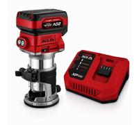 Lumberjack Tools Lumberjack 20V Cordless Palm Trim Router Kit 1/4 & 3/8 Inch With 4.0Ah Battery & Fast Charger, Brushless Laminate Trimmer