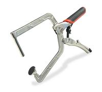 LUMBER JACK PHC127 5 Inch Right Angle Clamp Self Adjusting Pocket Hole Support Joinery Quick Release Clamping Hand Tool for Woodworking