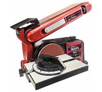 Lumberjack Tools Lumberjack Belt & Disc Sander Bench Top Linisher 915 X 100mm Heavy Duty Cast Iron Base Intergrated Dust Port Adjustable Side Table