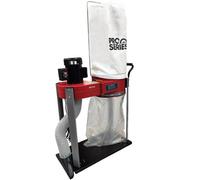 Lumberjack Tools Lumberjack Pro Series 57 Litre Dust Extractor 750W Single Bag Collector With Floor Cleaner Attachment And Swivel Castors