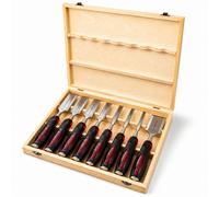 Lumberjack Tools Lumberjack Professional 8 Piece Wood Chisel Set With Split-Proof Handles