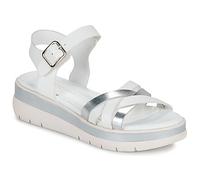 Lumberjack Wedge sandals MAURA in White 4