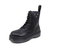 lumberjack Women's Elyse Combat Boot, Black, 3.5 UK