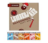 Lumberjaxe BBQ Rubs and Spices Gift Set for Men - 6 Seasonings