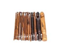Lumberkart Handmade Rosewood Crochet Hook Set, 15 Pieces, Size- 3.5mm to 25mm Ergonomic Crochet Hooks for Knitting and Crochet - Crocheting Supplies - Crochet Kit