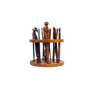 Lumberkart Handmade Rosewood Crochet Hook Set, 15 Pieces, Size- 3.5mm to 25mm Ergonomic Crochet Hooks for Knitting and Crochet - Crocheting Supplies - Crochet Kit