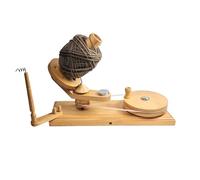 Lumberkart Yarn Winder - Compact, Hand-Operated Yarn Ball Winder with Adjustable Tension for Various Yarn Types, Portable Yarn Winder for Crocheting (Beech Wood)
