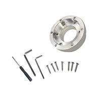 Lumclaw For Logitech G29 G920 G923 13 Inch Steering Wheel Adapter Plate 70mm Pcd Racing Car Game Modification (Silver)