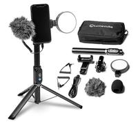 Lume Cube Content Creator Kit 2.0 - Portable Selfie Phone Holder with Adjustable Tripod Stand, LED Light & Built-in Mic - Bicolor Selfie Light for Social Media, Vlogging, & Video Content
