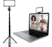 Lume Cube Lighting Kit Diffuser Tripod Computer Mount Adjustable Brightness
