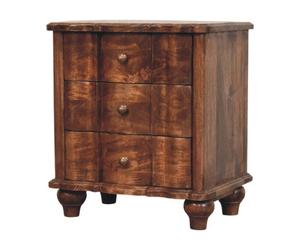 Lume Roasted Panelled Bedside