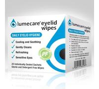 Lumecare Eye Lid Wipes 3 Boxes Of 20 Sachets Each