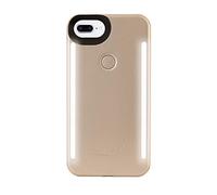LuMee Duo LD-IP7PLUS-GOLDMT-NA LED dual sided illuminated Selfie Case for Apple iPhone 8/7/6s/6 Plus in Gold Matte
