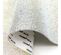 Lumeiy 10000 Pieces Bling Bling Rhinestone Crystal Sheet Self-Adhesive Sticker DIY Car Decoration Sticker Glitter Rhinestones Crystal Gem Stickers for Car Decoration 9.4 x 7.9 Inch