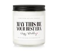LUMELOOM Birthday Gifts for Women, Happy Birthday Candle- 9oz Lavender Scented Soy Wax Candle, Ideal Gifts for Women Friendship, Sister, Coworker