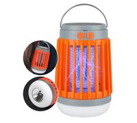 LumenBuzz Official Zapper Portable Lamp for Camping, Solar Rechargeable Battery, High Capacity, Integrated 2 Lights, Powerful, Lightweight, Waterproof, Portable, Indoors and Outdoors