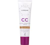 LUMENE CC Cream Color Correcting Cream Foundation | SPF 20 | Medium Coverage | Lightweight and Antioxidant-Rich | Hydrates While Reducing Redness | All Skin Types | Vegan |30 ml | Deep Tan