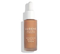 LUMENE Invisible Illumination Instant Glow Beauty Serum | Universal Bronze Shade | Face Makeup & Brightening Serum | Lightweight, Buildable Coverage | Vegan | 30 ml
