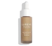 LUMENE Invisible Illumination Instant Glow Beauty Serum | Universal Tan Shade | Face Makeup & Brightening Serum | Lightweight, Buildable Coverage | Vegan | 30 ml