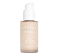 LUMENE Invisible Illumination Tinted Serum Foundation SPF30 with Vegan Collagen Serum & Hyaluronic Acid, Shade 00, 30 ml