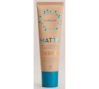 Lumene Matt Control Oil Free Foundation for Oily and Combination Skin Full Coverage with Arctic Cloudberry 30 ml / 1.0 Fl.Oz. (1.5 Fair SPF20)