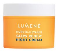 LUMENE Nordic-C [VALO] Glow Renew Night Cream | Radiance-Boosting Moisturizer with Arctic Cloudberry, Hyaluronic Acid & Vitamin C | Antioxidant-Rich | Hydrating and Revitalizing | Vegan | 50 ml