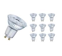 LumenEco GU10 PAR16 4.5w-50Watt LED Replacement for Old Halogen (Cool White 4000k Colour Temperature, 350 Lumens, 90 CRI, Dimmable, 36 Degree Beam Angle, 15,000 Bulb Lamp Life) - Pack of 10