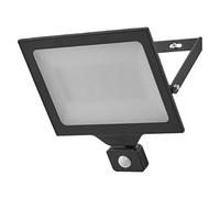 LumenEco LED Floodlight with PIR Sensor 100W Cool White 4000K IP65 Outdoor Security Light Motion Sensor Energy Efficient Exterior Wall Light - Black Colour - 20cm Cable