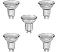 LumenEco LED GU10 Spot Light Bulb PAR16 6W = 50W Halogen | 350lm | 927 Extra Warm White | High CRI for Best Colour Rendering | 36° Beam | Dimmable LED Reflector | Energy Saving | Long Life | (5)