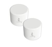 LumenEco Universal Dimmer Light Switch Knob, 6mm D-Spindle Rotary Control, 21x20x15mm Dimensions, Wall Mount Compatible, Pack of 2, White
