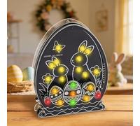 Lumenrix DIY Easter Egg Soldering Practice Kit, Bunny Multicolor LED Light Solder Learning Kit with 3 Lighting Modes, STEM Educational Electronics Project for Teens & Adults, Fun Present