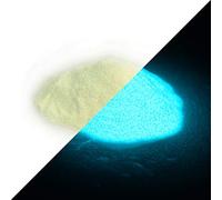 lumentics Afterglow glitter - Glow in the dark glitter. Fairy dust crafting glitter with afterglow pigments. (Luminous colour: blue-green)