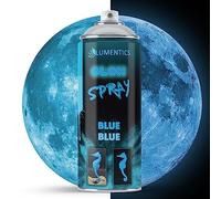 lumentics Glow Spray Blue-Blue 400ml - Spray paint with afterglow effect - Glows in the dark - Luminescent colour spray