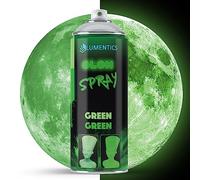 lumentics Glow Spray Green-Green 400ml - Spray paint with afterglow effect - Glows in the dark - Luminescent colour spray