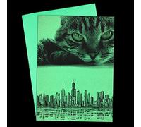 lumentics Premium Luminous Paper - Glow in the Dark Printer Paper for Laser Printers, Craft Paper, UV Paper, Glow in the Dark (DIN A4, 2 Pieces)