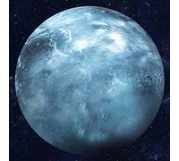 lumentics Wall Sticker Uranus - Glow in The Dark Wall Sticker. Photoluminescent, Adhesive Planet Wall Printing. (30cm)