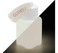 LUMENTICS White Glow-In-The-Dark Paint With Glitter, 100g UV Craft Color (Natural/White)