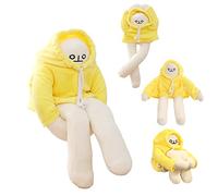 LumenTY1 Plush Banana Man Toy - 18cm Banana Man Stuffed Doll for Boys & Girls - Funny Decompression Toy for Birthday Party & Christmas