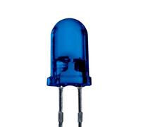 Lumetheus LEDs 5 mm Colour blue Extra Super Bright 5000 mcd 100 pieces 2-3 Volts 2 Pin Light Emitting LED Diode Diffused Lens