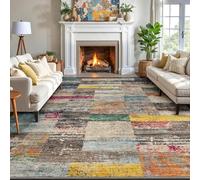 LUMI 5x8 Washable Area Rug, Ultra-Soft, Non-Slip, Low-Profile Carpet with Upgraded Anti-Slip Base for Living Room, Bedroom, Indoor Spaces, and Home Décor