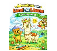Lumi the Llama Coloring Book
