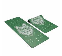 LUMI Therapy Yoga Mat | Eco Wolf Matcha | Collaboration with Luna & Wolf - Cushioned, Grippy, Eco-Friendly Non-Slip Yoga Mat