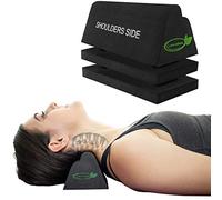 Lumia Wellness Cervical Orthotic Traction Block | Firm | Spinal & Neck Alignment | 3-Height Adjustable Design | Cervical Traction Device & Neck Stretcher