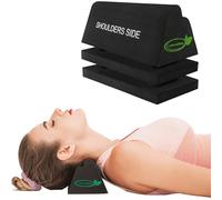 Lumia Wellness Cervical Orthotic Traction Block | Firm | Spinal & Neck Alignment | 3-Height Adjustable Design | Cervical Traction Device & Neck Stretcher