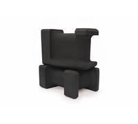 Lumia Wellness Ergonomic Yoga Block, Relieve Wrist Pain, Improve Comfort and Grip, Pilates Balance and Stretching (Black)